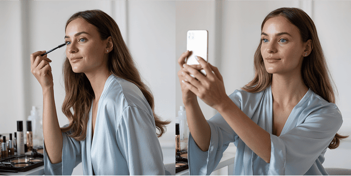 Skyfluence Beauty App Usage