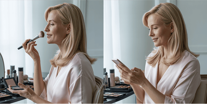 Skyfluence Beauty App Usage